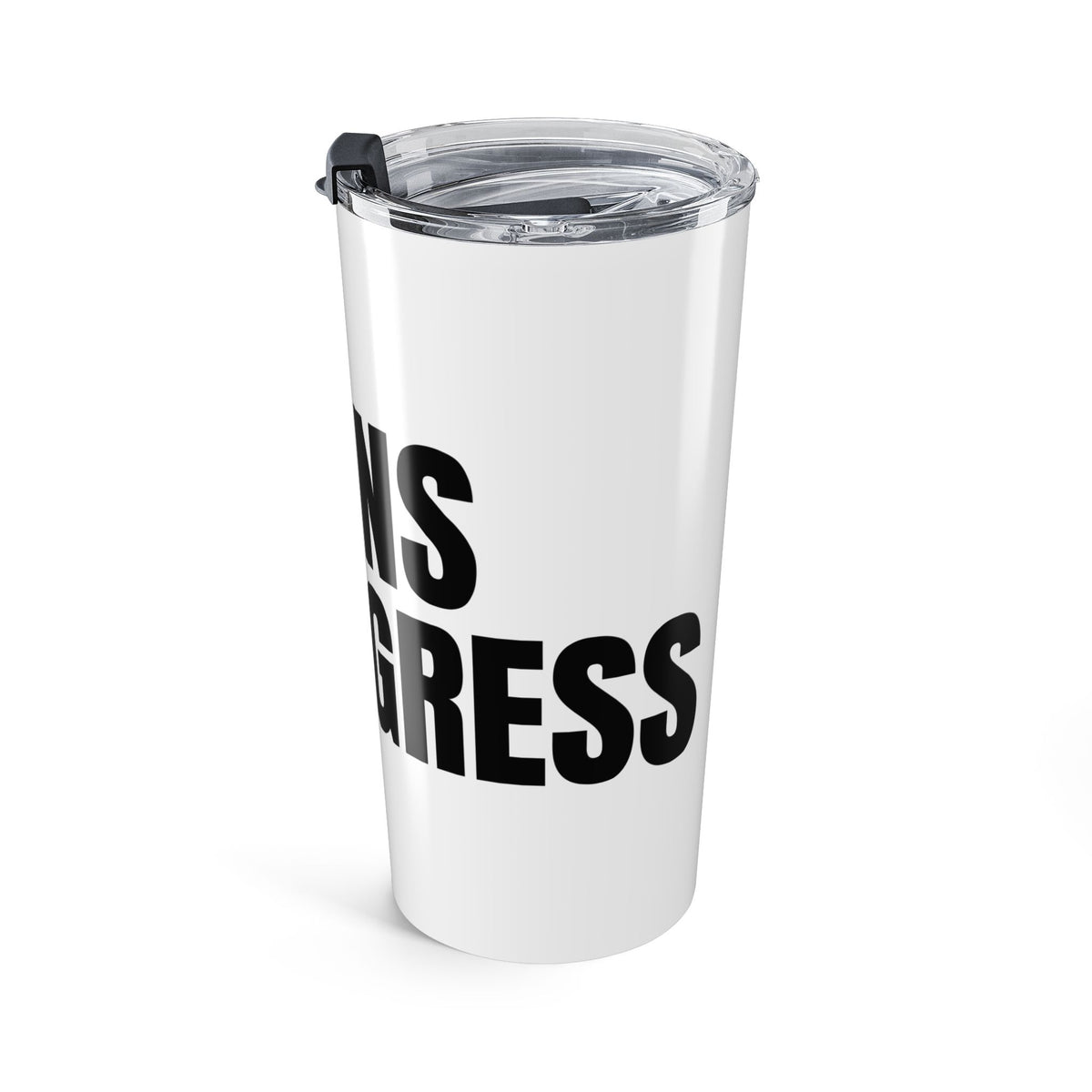 Gains in Progress Tumbler | 20oz Gym Cup