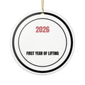 2026 First Year of Lifting Ornament | Gift for Lifters