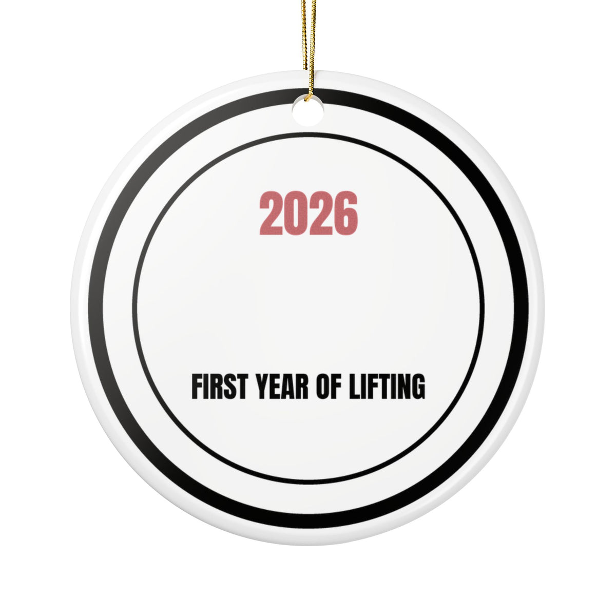 2026 First Year of Lifting Ornament | Gift for Lifters