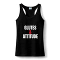 Glutes & Attitude Women's Performance Tank | Gym Workout Tank Top