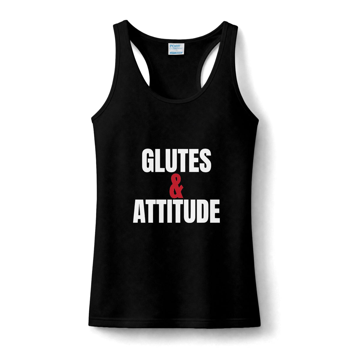 Glutes & Attitude Women's Performance Tank | Gym Workout Tank Top