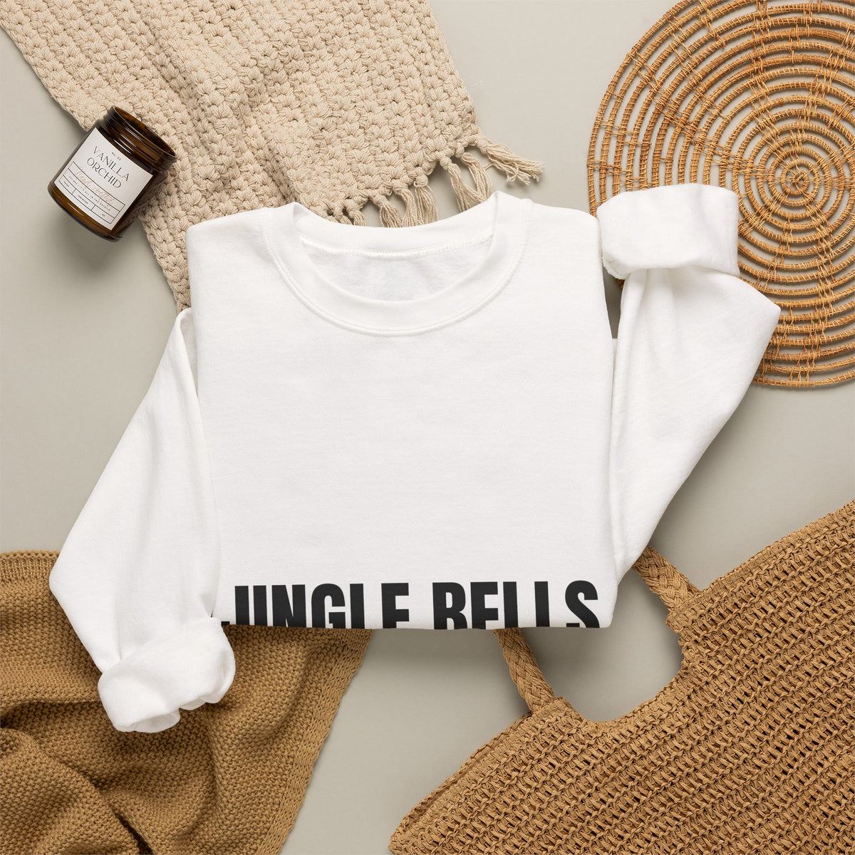 Jingle Bells Barbells Sweatshirt | Holiday Gym Gift