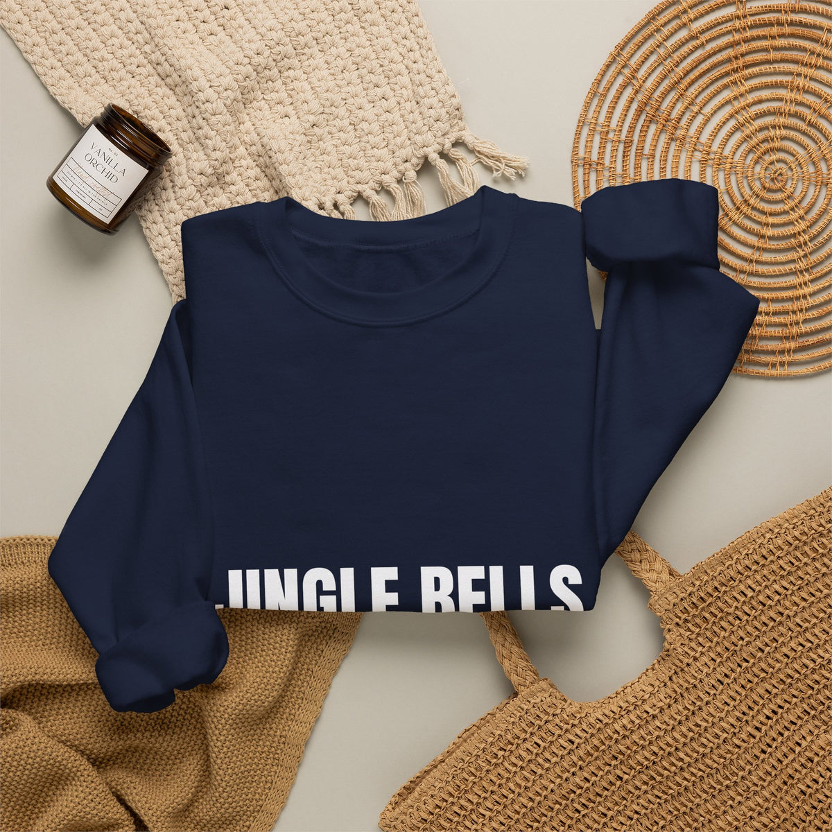 Jingle Bells Barbells Sweatshirt | Holiday Gym Gift