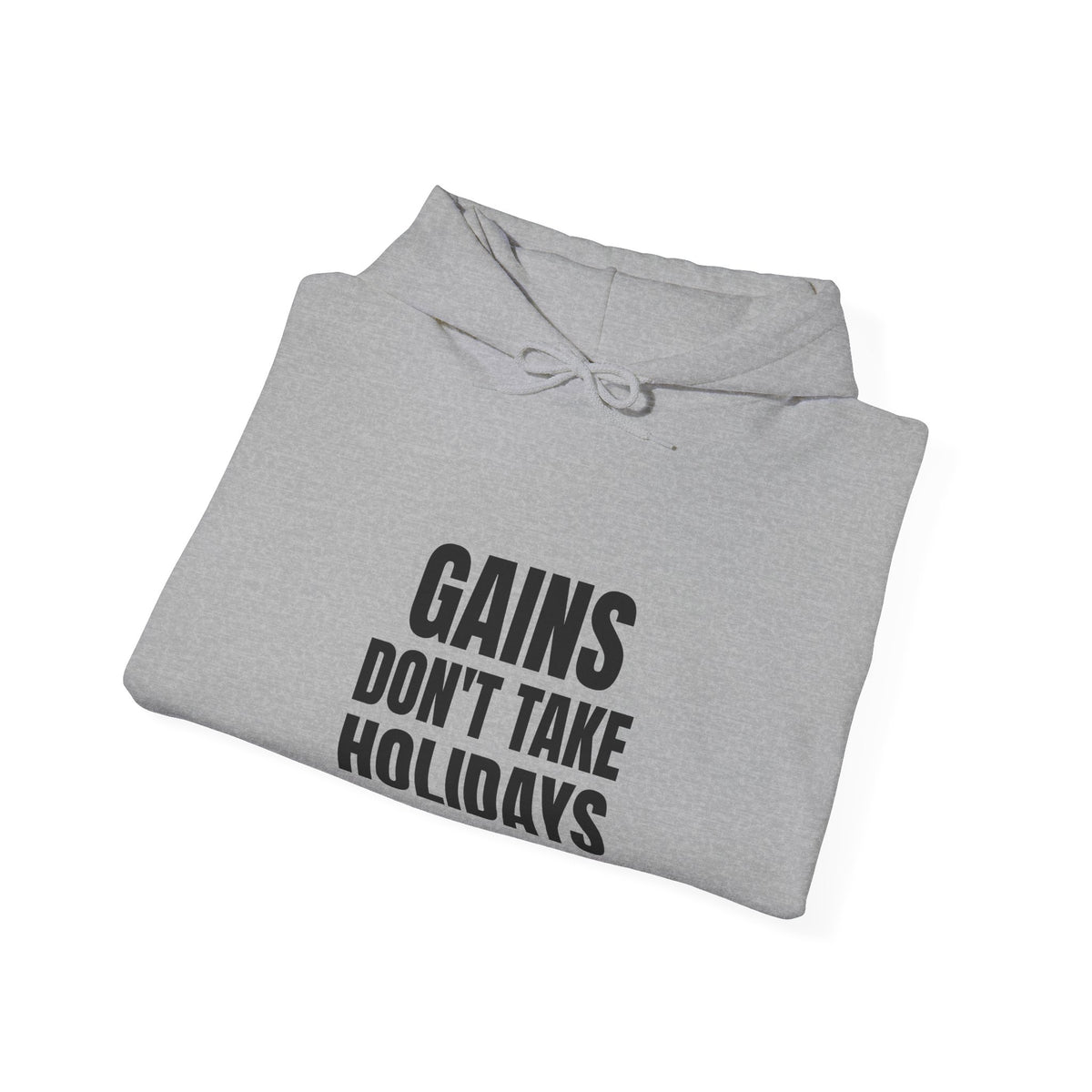 Gains Don't Take Holidays Hoodie