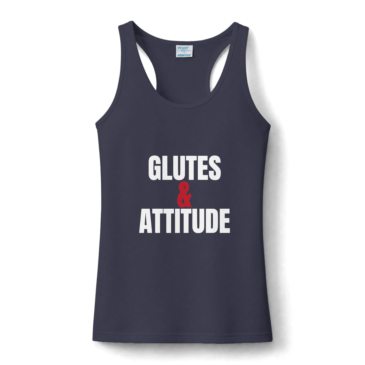 Glutes & Attitude Women's Performance Tank | Gym Workout Tank Top