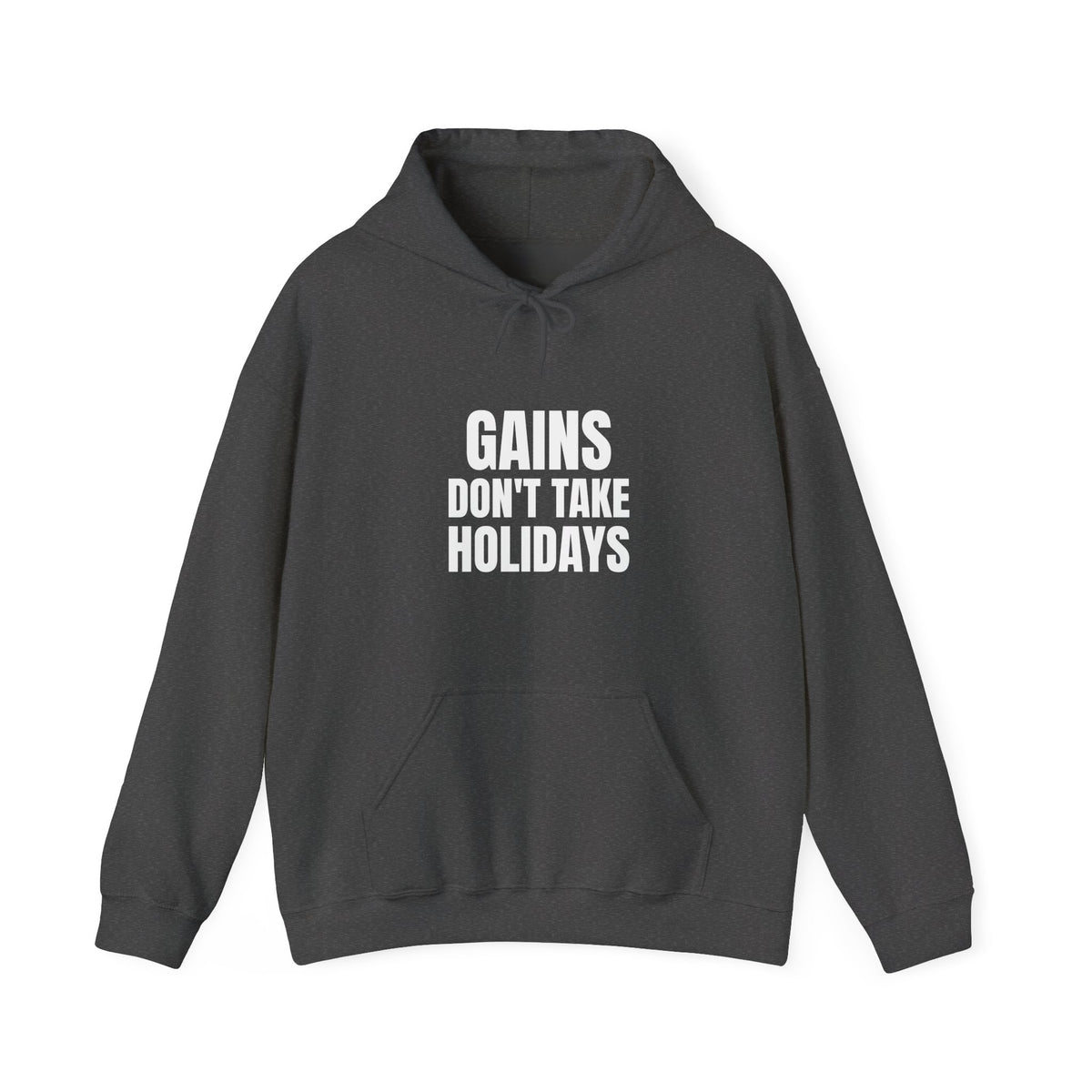 Gains Don't Take Holidays Hoodie