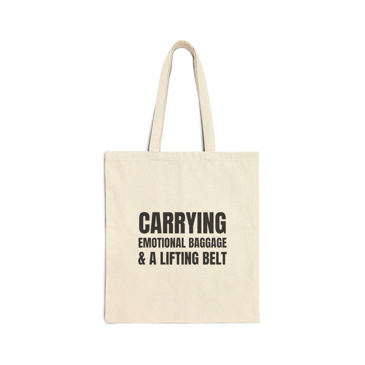 Carrying Emotional Baggage & a Lifting Belt Tote